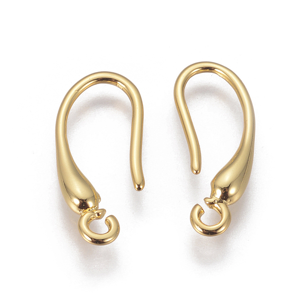 PandaHall Brass Earring Hooks, with Horizontal Loop, Golden, 18x2.5mm, 20 Gauge, Pin: 0.8mm, Hole: 1.4mm Brass
PandaHall Brass Earring Hooks, with Horizontal Loop, Golden, 18x2.5mm, 20 Gauge, Pin: 0.8mm, Hole: 1.4mm Brass