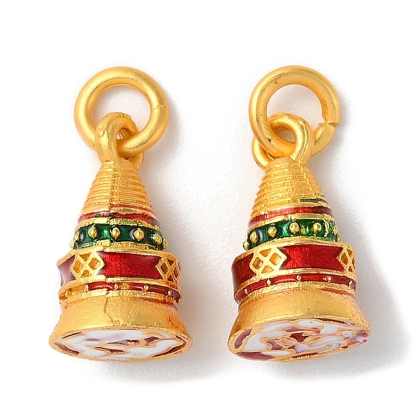 PandaHall Rack Plating Alloy Enamel Charms, with Jump Ring, Cadmium Free & Lead Free, Cone, Matte Gold Color, Colorful, 14x8mm, Hole: 3.5mm...
PandaHall Rack Plating Alloy Enamel Charms, with Jump Ring, Cadmium Free & Lead Free, Cone, Matte Gold Color, Colorful, 14x8mm, Hole: 3.5mm...