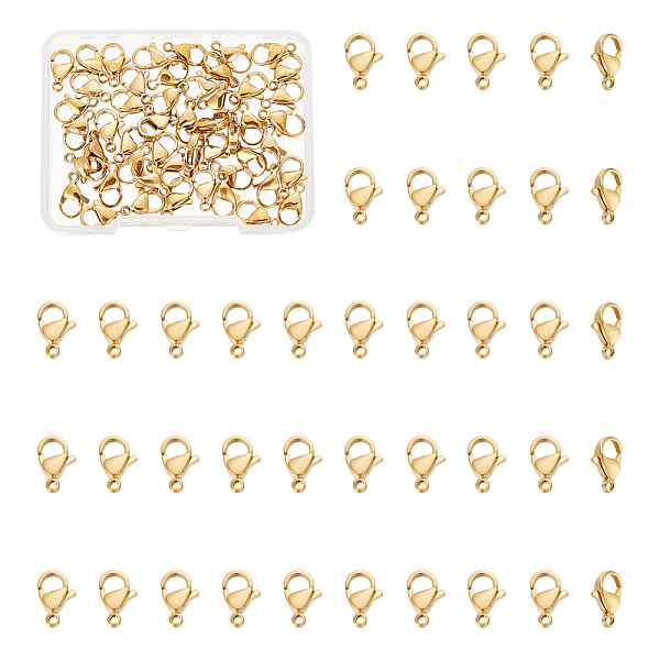 PandaHall UNICRAFTALE Vacuum Plating 304 Stainless Steel Lobster Claw Clasps, Golden, 12x7x3.5mm, Hole: 1.5mm, 50pcs/box 304 Stainless Steel...
PandaHall UNICRAFTALE Vacuum Plating 304 Stainless Steel Lobster Claw Clasps, Golden, 12x7x3.5mm, Hole: 1.5mm, 50pcs/box 304 Stainless Steel...