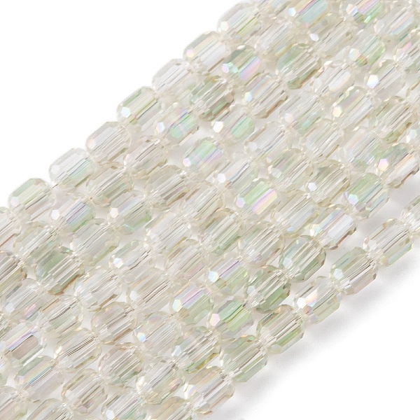 PandaHall Electroplate Glass Beads Strands, Faceted, AB Color, Column, Honeydew, 4x5~6mm, Hole: 1mm, about 80pcs/strand, 18.11''(46cm) Glass..., Green
PandaHall Electroplate Glass Beads Strands, Faceted, AB Color, Column, Honeydew, 4x5~6mm, Hole: 1mm, about 80pcs/strand, 18.11''(46cm) Glass..., Green