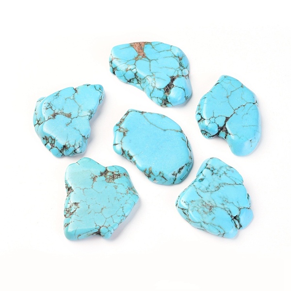 PandaHall Natural Magnesite Beads, Flat Slab Beads, No Hole/Undrilled, Dyed, Nuggets, Turquoise, 30~40x20~30x5~8mm Magnesite Nuggets Green
PandaHall Natural Magnesite Beads, Flat Slab Beads, No Hole/Undrilled, Dyed, Nuggets, Turquoise, 30~40x20~30x5~8mm Magnesite Nuggets Green