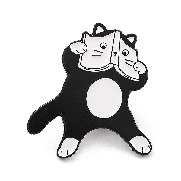 PandaHall Cat with Book Enamel Pin, Animal Alloy Enamel Brooch for Backpack Clothes, Electrophoresis Black, White, 28x26x10mm, Pin: 1mm...
PandaHall Cat with Book Enamel Pin, Animal Alloy Enamel Brooch for Backpack Clothes, Electrophoresis Black, White, 28x26x10mm, Pin: 1mm...