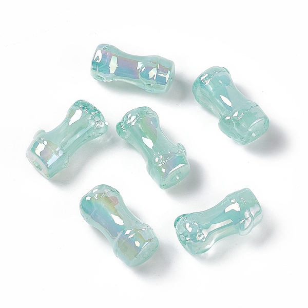 PandaHall UV Plating Rainbow Iridescent Acrylic Beads, Bamboo Stick, Pale Turquoise, 24.5x13x11.5mm, Hole: 3mm Acrylic Bamboo
PandaHall UV Plating Rainbow Iridescent Acrylic Beads, Bamboo Stick, Pale Turquoise, 24.5x13x11.5mm, Hole: 3mm Acrylic Bamboo