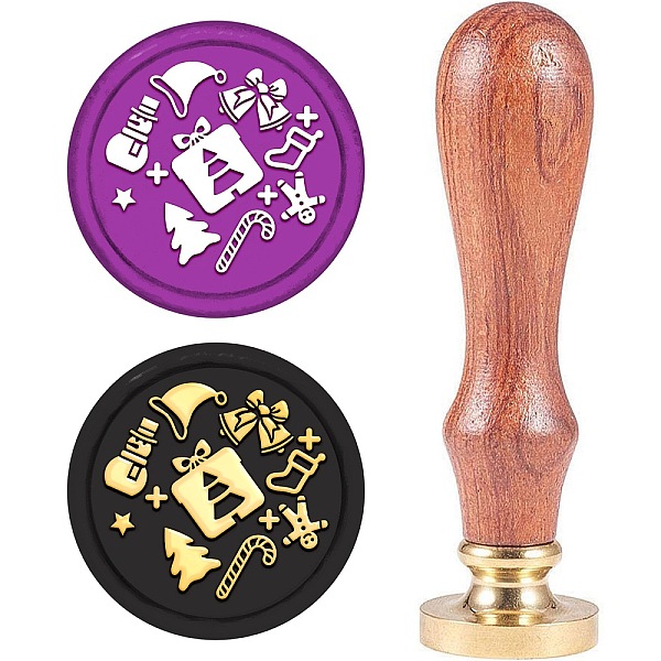 PandaHall DIY Scrapbook, Brass Wax Seal Stamp and Wood Handle Sets, Christmas Gift, Golden, 8.9x2.5cm, Stamps: 25x14.5mm Brass
PandaHall DIY Scrapbook, Brass Wax Seal Stamp and Wood Handle Sets, Christmas Gift, Golden, 8.9x2.5cm, Stamps: 25x14.5mm Brass