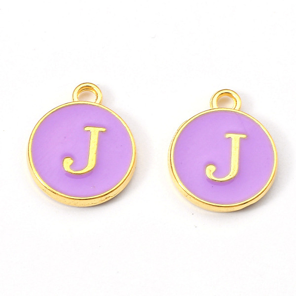 PandaHall Golden Plated Alloy Enamel Charms, Enamelled Sequins, Flat Round with Letter, Medium Purple, Letter.J, 14x12x2mm, Hole: 1.5mm...
PandaHall Golden Plated Alloy Enamel Charms, Enamelled Sequins, Flat Round with Letter, Medium Purple, Letter.J, 14x12x2mm, Hole: 1.5mm...