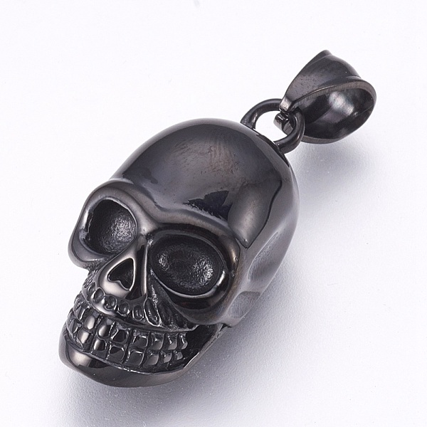 PandaHall 304 Stainless Steel Pendants, Skull, Gunmetal, 32x15x12mm, Hole: 5x7mm 304 Stainless Steel Skull
PandaHall 304 Stainless Steel Pendants, Skull, Gunmetal, 32x15x12mm, Hole: 5x7mm 304 Stainless Steel Skull
