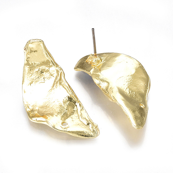 PandaHall Alloy Stud Earring Findings, with Loop, Steel Pins, Light Gold, 32x14.5mm, Hole: 1.2mm, Pin: 0.7mm Alloy Others
PandaHall Alloy Stud Earring Findings, with Loop, Steel Pins, Light Gold, 32x14.5mm, Hole: 1.2mm, Pin: 0.7mm Alloy Others