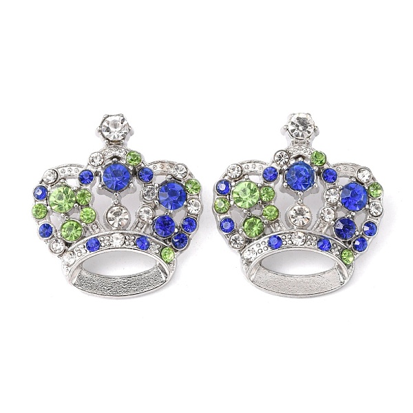 PandaHall Rhinestone Pendants, Cadmium Free & Lead Free, with Alloy Findings, Crown, Platinum, Colorful, 31x29x10mm, Hole: 3mm...
PandaHall Rhinestone Pendants, Cadmium Free & Lead Free, with Alloy Findings, Crown, Platinum, Colorful, 31x29x10mm, Hole: 3mm...