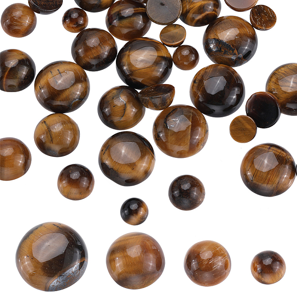 PandaHall SUNNYCLUE 40Pcs 4 Styles Natural Tiger Eye Cabochons, Half Round/Dome, 6~12x3~5mm, 10pcs/style Tiger Eye Half Round
PandaHall SUNNYCLUE 40Pcs 4 Styles Natural Tiger Eye Cabochons, Half Round/Dome, 6~12x3~5mm, 10pcs/style Tiger Eye Half Round