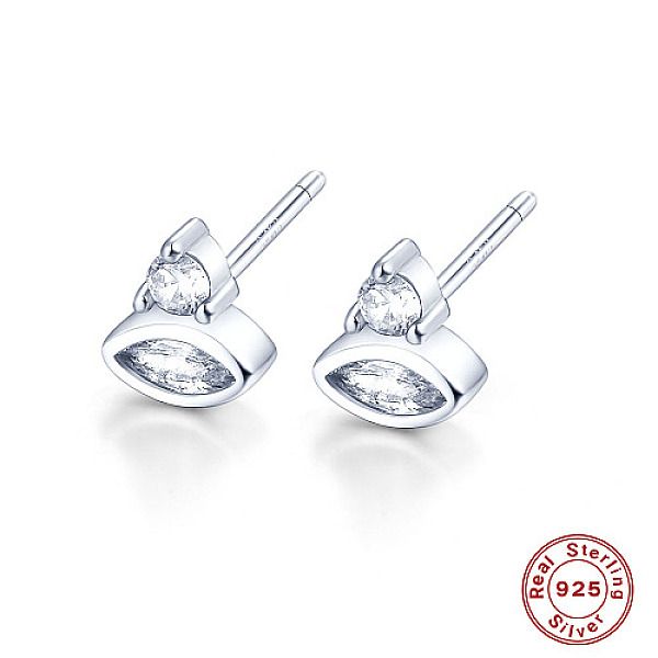 PandaHall Cubic Zirconia Horse Eye Stud Earrings, Platinum Rhodium Plated 925 Sterling Silver Earrings, with 925 Stamp, Clear, 7x6.1mm Cubic...
PandaHall Cubic Zirconia Horse Eye Stud Earrings, Platinum Rhodium Plated 925 Sterling Silver Earrings, with 925 Stamp, Clear, 7x6.1mm Cubic...