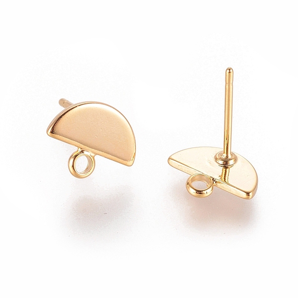 PandaHall Brass Stud Earring Findings, with Loop and Steel Pins, Long-Lasting Plated, Nickel Free, Real 18K Gold Plated, Umbrella, 8x10x1mm...
PandaHall Brass Stud Earring Findings, with Loop and Steel Pins, Long-Lasting Plated, Nickel Free, Real 18K Gold Plated, Umbrella, 8x10x1mm...