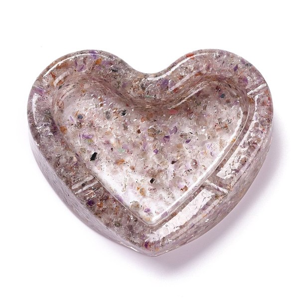 PandaHall Resin with Natural Other Quartz Chip Stones Ashtray, Home OFFice Tabletop Decoration, Heart, 103x121x27mm, Inner Diameter: 96x60mm...
PandaHall Resin with Natural Other Quartz Chip Stones Ashtray, Home OFFice Tabletop Decoration, Heart, 103x121x27mm, Inner Diameter: 96x60mm...