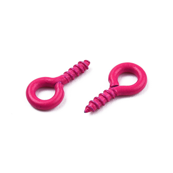 PandaHall Spray Painted Iron Screw Eye Pin Peg Bails, For Half Drilled Beads, Cadmium Free & Nickel Free & Lead Free, Medium Violet Red...
PandaHall Spray Painted Iron Screw Eye Pin Peg Bails, For Half Drilled Beads, Cadmium Free & Nickel Free & Lead Free, Medium Violet Red...