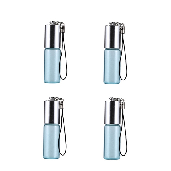 PandaHall Glass Aromatherapy Refillable Bottle, Roller Ball Bottles, with Aluminium Oxide Cover & PP Plug, Column, Light Blue, 2x5.5cm...
PandaHall Glass Aromatherapy Refillable Bottle, Roller Ball Bottles, with Aluminium Oxide Cover & PP Plug, Column, Light Blue, 2x5.5cm...