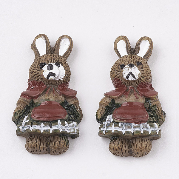 PandaHall Bunny Resin Cabochons, Rabbit Doll with Clothes, Sienna, 25x14x7mm Resin Rabbit Brown
PandaHall Bunny Resin Cabochons, Rabbit Doll with Clothes, Sienna, 25x14x7mm Resin Rabbit Brown