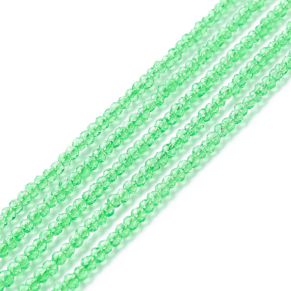 PandaHall Transparent Glass Beads Strands, Faceted, Round, Spring Green, 2mm, Hole: 0.6mm, about 182~201pcs/strand, 14.57~15.24 inch...
PandaHall Transparent Glass Beads Strands, Faceted, Round, Spring Green, 2mm, Hole: 0.6mm, about 182~201pcs/strand, 14.57~15.24 inch...