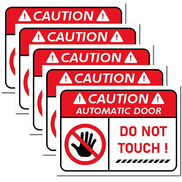 PandaHall 5Pcs Waterproof PVC Warning Sign Stickers, Vinyl Danger Safety Decals, Rectangle with Word, Word, 25x17.5cm Plastic Word
PandaHall 5Pcs Waterproof PVC Warning Sign Stickers, Vinyl Danger Safety Decals, Rectangle with Word, Word, 25x17.5cm Plastic Word