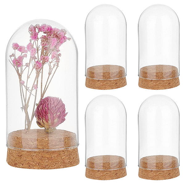 PandaHall PH 4pcs Glass Display Dome Cloche, Glass Bell Jar with Cork Base Small Glass Bottles Dome Decorative Jars Display Case for Flower..., Clear
PandaHall PH 4pcs Glass Display Dome Cloche, Glass Bell Jar with Cork Base Small Glass Bottles Dome Decorative Jars Display Case for Flower..., Clear