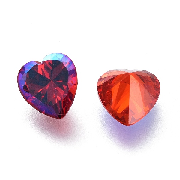 PandaHall Cubic Zirconia Pointed Back Cabochons, Faceted Heart, Light Siam SI, 7x7x3.5mm Cubic Zirconia Heart Red
PandaHall Cubic Zirconia Pointed Back Cabochons, Faceted Heart, Light Siam SI, 7x7x3.5mm Cubic Zirconia Heart Red