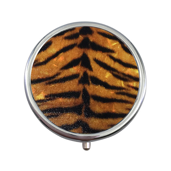 PandaHall Portable Stainless Steel Pill Box, with Shell and Mirror, 3 Grids Multi-use Travel Storage Boxes, Flat Round, Tiger Stripe...
PandaHall Portable Stainless Steel Pill Box, with Shell and Mirror, 3 Grids Multi-use Travel Storage Boxes, Flat Round, Tiger Stripe...