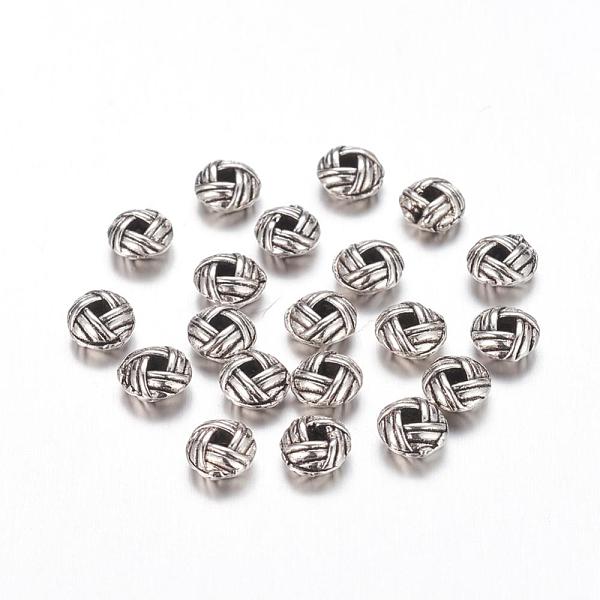 PandaHall Zinc Alloy Spacer Beads, Flat Round, Cadmium Free & Nickel Free & Lead Free, Antique Silver, 6x3.2mm, Hole: 2mm Alloy Flat Round
PandaHall Zinc Alloy Spacer Beads, Flat Round, Cadmium Free & Nickel Free & Lead Free, Antique Silver, 6x3.2mm, Hole: 2mm Alloy Flat Round