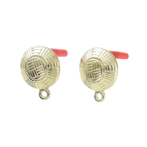 PandaHall Rack Plating Golden Alloy Stud Earring Findings, with Loops and 304 Stainless Steel Pins, Cadmium Free & Nickel Free & Lead Free...
PandaHall Rack Plating Golden Alloy Stud Earring Findings, with Loops and 304 Stainless Steel Pins, Cadmium Free & Nickel Free & Lead Free...