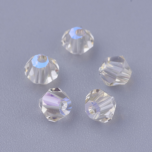 PandaHall K9 Glass Beads, Faceted, Bicone, Paradise Shine, 4x4mm, Hole: 1mm Glass Bicone Green
PandaHall K9 Glass Beads, Faceted, Bicone, Paradise Shine, 4x4mm, Hole: 1mm Glass Bicone Green