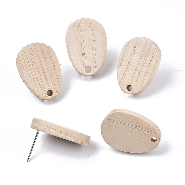 PandaHall Cedarwood Stud Earring Findings, with 304 Stainless Steel Pin, Teardop, PapayaWhip, 20x14mm, Hole: 2mm, Pin: 0.7mm Wood Teardrop..., Orange
PandaHall Cedarwood Stud Earring Findings, with 304 Stainless Steel Pin, Teardop, PapayaWhip, 20x14mm, Hole: 2mm, Pin: 0.7mm Wood Teardrop..., Orange