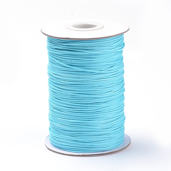 PandaHall Braided Korean Waxed Polyester Cords, Turquoise, 0.8mm, about 87.48 yards(80m)/roll Waxed Polyester Cord Round Green
PandaHall Braided Korean Waxed Polyester Cords, Turquoise, 0.8mm, about 87.48 yards(80m)/roll Waxed Polyester Cord Round Green