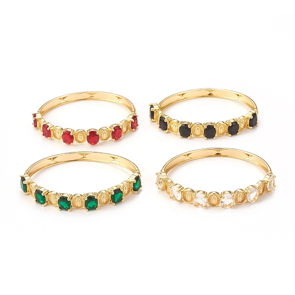 PandaHall Rack Plating Virgin Mary Brass Bangles with Micro Pave Cubic Zirconia, Enamel Evil Eye Bangles for Women, Real 18K Gold Plated..., Multicolor
PandaHall Rack Plating Virgin Mary Brass Bangles with Micro Pave Cubic Zirconia, Enamel Evil Eye Bangles for Women, Real 18K Gold Plated..., Multicolor
