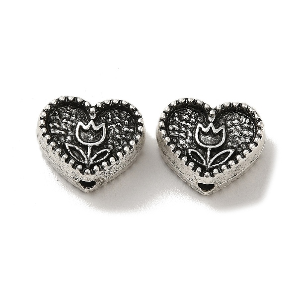 PandaHall Tibetan Style Alloy Beads, Cadmium Free & Lead Free, Heart, Antique Silver, 10x12x5mm, Hole: 1.6mm, about 512pcs/1000g Alloy Heart
PandaHall Tibetan Style Alloy Beads, Cadmium Free & Lead Free, Heart, Antique Silver, 10x12x5mm, Hole: 1.6mm, about 512pcs/1000g Alloy Heart