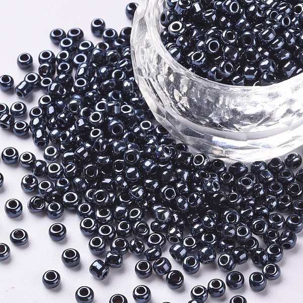 PandaHall 8/0 Glass Seed Beads, Metallic Colours, Round, Round Hole, Black, 8/0, 3mm, Hole: 1mm, about 1111pcs/50g, 50g/bag, 18bags/2pounds...
PandaHall 8/0 Glass Seed Beads, Metallic Colours, Round, Round Hole, Black, 8/0, 3mm, Hole: 1mm, about 1111pcs/50g, 50g/bag, 18bags/2pounds...