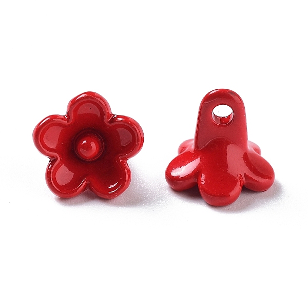 PandaHall Spray Painted Alloy Charms, Flower Charm, Dark Red, 8x8.5x2mm, Hole: 1.6mm Alloy Flower
PandaHall Spray Painted Alloy Charms, Flower Charm, Dark Red, 8x8.5x2mm, Hole: 1.6mm Alloy Flower