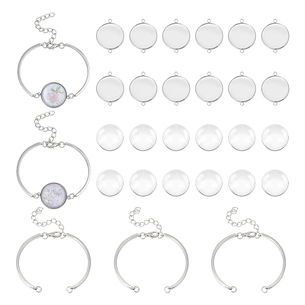 PandaHall Unicraftale Blank Dome Flat Round Link Bracelet Making Kit, Including Alloy Bracelet Making, 304 Stainless Steel Cabochon...
PandaHall Unicraftale Blank Dome Flat Round Link Bracelet Making Kit, Including Alloy Bracelet Making, 304 Stainless Steel Cabochon...