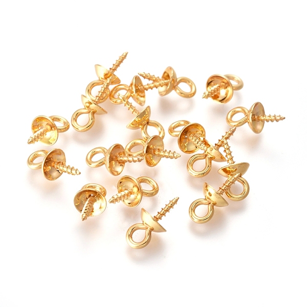 PandaHall 201 Stainless Steel Peg Bails Pendants, for Half-driled Beads, Golden, 10x5mm, Hole: 2mm, Pin:1.2mm 201 Stainless Steel
PandaHall 201 Stainless Steel Peg Bails Pendants, for Half-driled Beads, Golden, 10x5mm, Hole: 2mm, Pin:1.2mm 201 Stainless Steel
