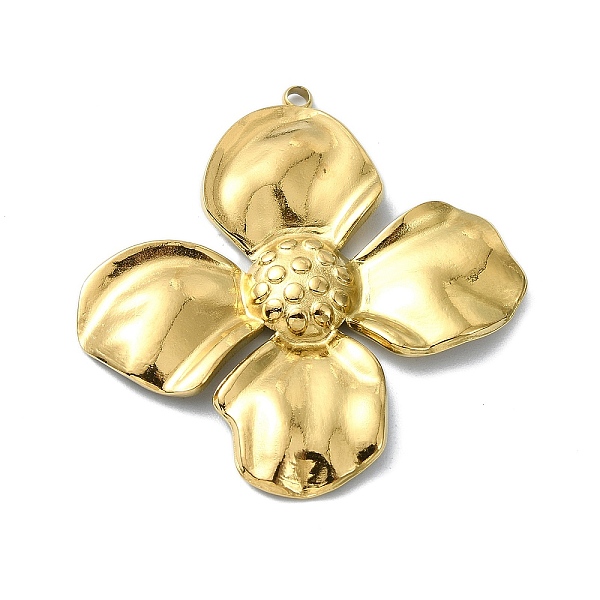 PandaHall Ion Plating(IP) 304 Stainless Steel Pendants, Flower Charm, Real 18K Gold Plated, 42x39.5x4mm, Hole: 1.8mm 304 Stainless Steel...
PandaHall Ion Plating(IP) 304 Stainless Steel Pendants, Flower Charm, Real 18K Gold Plated, 42x39.5x4mm, Hole: 1.8mm 304 Stainless Steel...