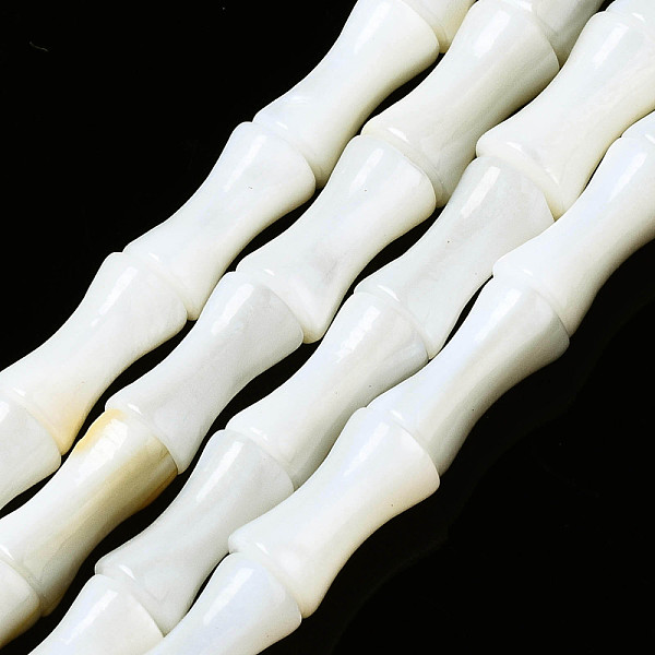 PandaHall Natural Freshwater Shell Beads Strands, Bamboo Stick, 8x4mm, Hole: 0.6mm, about 46pcs/strand, 15.16 inch(38.5cm) Freshwater Shell...
PandaHall Natural Freshwater Shell Beads Strands, Bamboo Stick, 8x4mm, Hole: 0.6mm, about 46pcs/strand, 15.16 inch(38.5cm) Freshwater Shell...