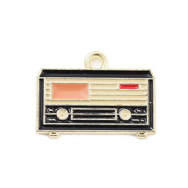 PandaHall Alloy Enamel Pendants, Cadmium Free & Lead Free, Golden, Radio Charm, Black, 15x20x1mm, Hole: 1.6mm Alloy+Enamel Rectangle Black
PandaHall Alloy Enamel Pendants, Cadmium Free & Lead Free, Golden, Radio Charm, Black, 15x20x1mm, Hole: 1.6mm Alloy+Enamel Rectangle Black