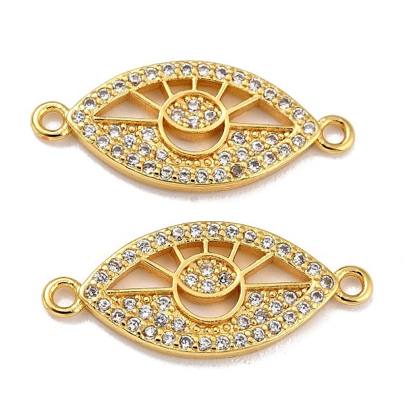 PandaHall Brass Micro Pave Clear Cubic Zirconia Links Connectors, Eye, Real 18K Gold Plated, 10x24x2mm, Hole: 1.4mm Brass+Cubic Zirconia Eye...
PandaHall Brass Micro Pave Clear Cubic Zirconia Links Connectors, Eye, Real 18K Gold Plated, 10x24x2mm, Hole: 1.4mm Brass+Cubic Zirconia Eye...