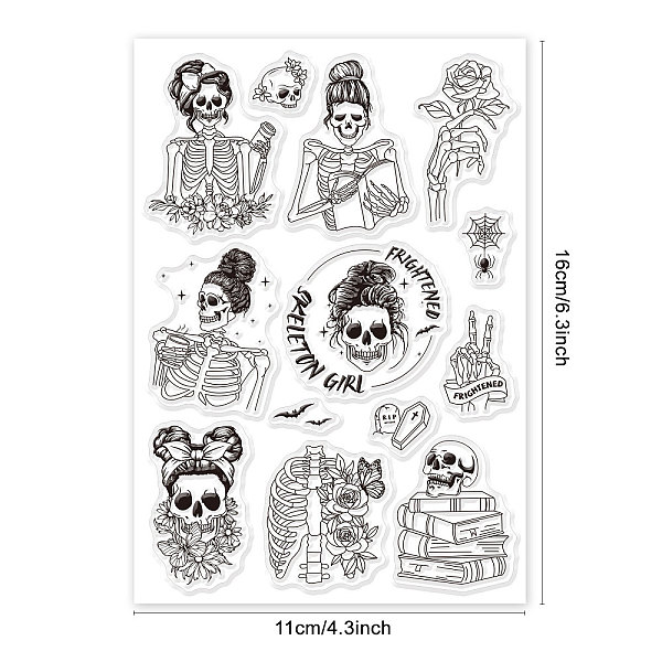 PandaHall PVC Plastic Stamps, for DIY Scrapbooking, Photo Album Decorative, Cards Making, Stamp Sheets, Skull Pattern, 160x110x3mm Plastic...
PandaHall PVC Plastic Stamps, for DIY Scrapbooking, Photo Album Decorative, Cards Making, Stamp Sheets, Skull Pattern, 160x110x3mm Plastic...