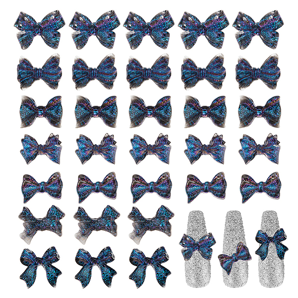 PandaHall ARRICRAFT 280Pcs 7 Styles Resin Cabochons, with Glitter Powder, Bowknot, Prussian Blue, 7~10x10~11.5x2.5~3mm, 40pcs/style Resin...
PandaHall ARRICRAFT 280Pcs 7 Styles Resin Cabochons, with Glitter Powder, Bowknot, Prussian Blue, 7~10x10~11.5x2.5~3mm, 40pcs/style Resin...