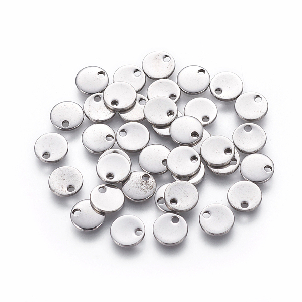 PandaHall 304 Stainless Steel Charms, Stamping Blank Tag, Flat Round, Stainless Steel Color, 8x1mm, Hole: 1.4mm 304 Stainless Steel Flat...
PandaHall 304 Stainless Steel Charms, Stamping Blank Tag, Flat Round, Stainless Steel Color, 8x1mm, Hole: 1.4mm 304 Stainless Steel Flat...