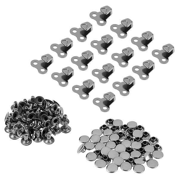 PandaHall Alloy Boot Lace Hooks, with Rivets, For Climbing and Outdoor Shoes, Gunmetal, 20x18x7mm, Hole: 4mm, 30sets/box Alloy Others
PandaHall Alloy Boot Lace Hooks, with Rivets, For Climbing and Outdoor Shoes, Gunmetal, 20x18x7mm, Hole: 4mm, 30sets/box Alloy Others