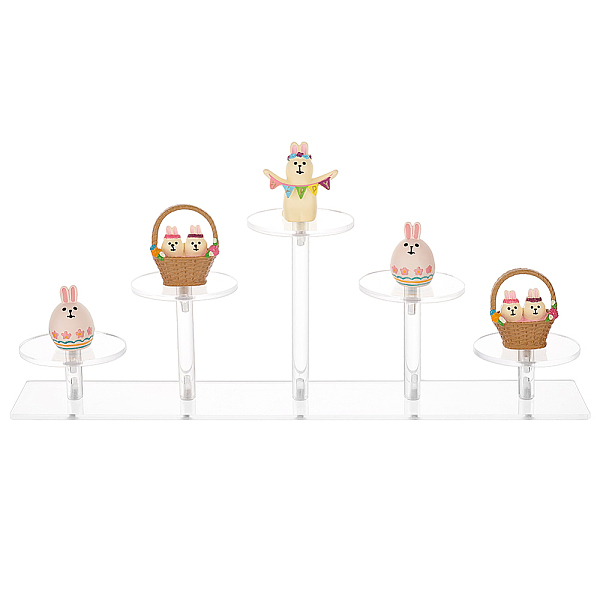 PandaHall 5-Tier Acrylic Action Figures Organizer Display Risers, Round Cupcake Dessert Display Holder Rack, for Doll, Toy, Collection..., Clear
PandaHall 5-Tier Acrylic Action Figures Organizer Display Risers, Round Cupcake Dessert Display Holder Rack, for Doll, Toy, Collection..., Clear