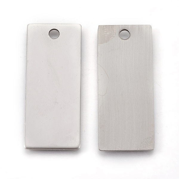 PandaHall Stainless Steel Pendants, Stamping Blank Tag, Rectangle, Stainless Steel Color, 38x16x1mm, Hole: 2.5mm Stainless Steel Rectangle
PandaHall Stainless Steel Pendants, Stamping Blank Tag, Rectangle, Stainless Steel Color, 38x16x1mm, Hole: 2.5mm Stainless Steel Rectangle
