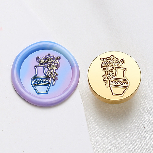 PandaHall Wax Seal Brass Stamp Head, Bottle Pattern, for Wax Seal Stamp, Golden, 25x14.5mm, Hole: 7mm Brass Bottle
PandaHall Wax Seal Brass Stamp Head, Bottle Pattern, for Wax Seal Stamp, Golden, 25x14.5mm, Hole: 7mm Brass Bottle