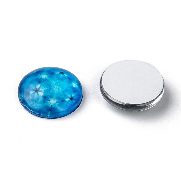 PandaHall Mosaic Printed Glass Half Round/Dome Cabochons, Mixed Color, 16x5mm Glass Half Round Multicolor
PandaHall Mosaic Printed Glass Half Round/Dome Cabochons, Mixed Color, 16x5mm Glass Half Round Multicolor