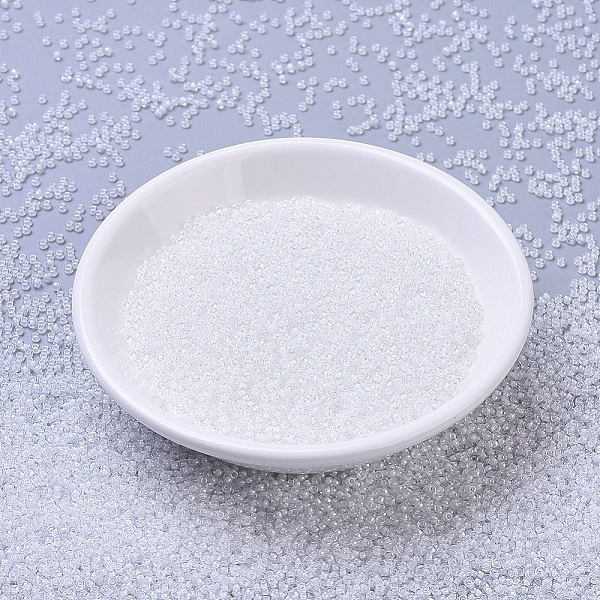 PandaHall MIYUKI Round Rocailles Beads, Japanese Seed Beads, (RR1104) White Lined Crystal, 11/0, 2x1.3mm, Hole: 0.8mm, about 5500pcs/50g...
PandaHall MIYUKI Round Rocailles Beads, Japanese Seed Beads, (RR1104) White Lined Crystal, 11/0, 2x1.3mm, Hole: 0.8mm, about 5500pcs/50g...