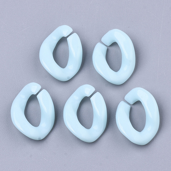PandaHall Opaque Acrylic Linking Rings, Quick Link Connectors, For Jewelry Curb Chains Making, Twist, Light Sky Blue, 19x13x4mm, Inner...
PandaHall Opaque Acrylic Linking Rings, Quick Link Connectors, For Jewelry Curb Chains Making, Twist, Light Sky Blue, 19x13x4mm, Inner...