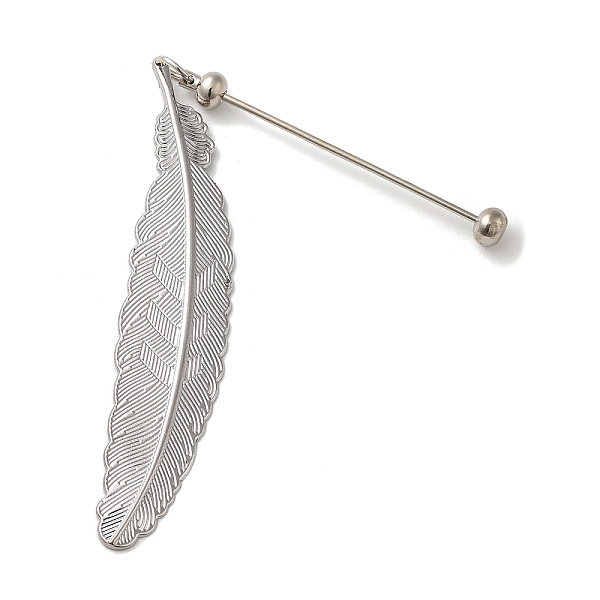 PandaHall Alloy Feather Pendant Bookmarks, Beadable Bookmarks, Silver, 195mm Alloy Feather
PandaHall Alloy Feather Pendant Bookmarks, Beadable Bookmarks, Silver, 195mm Alloy Feather